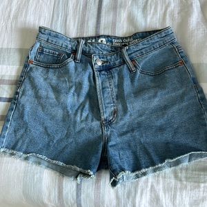 ASYMMETRIC Jean Shorts